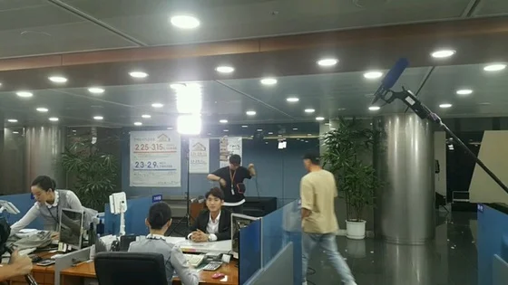 본스타 수강생 OO은행 사내 교육 영상 현장실습 사진 3