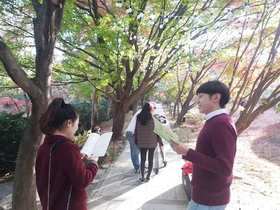 본스타 수강생 EBS 호국보훈 캠페인 현장실습 사진 7