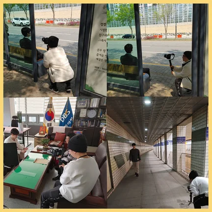 뮤직 비디오 형 광고 촬영 현장 스케치 사진 2