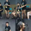 중국etm 소속연예인 본스타 교육 모습